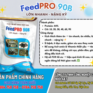 THỨC ĂN BA BA – FeedPRO 90B Protein … 44% Lớn nhanh – Nặng ký – Hiệu quả vượt trội