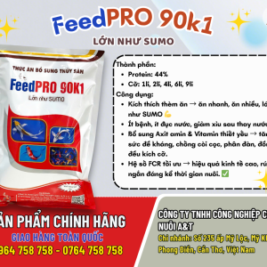 THỨC ĂN CÁ KOI – FeedPRO 90K1 Protein … 44%
