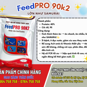 THỨC ĂN CÁ KOI – FeedPRO 90K2 Protein … 40%