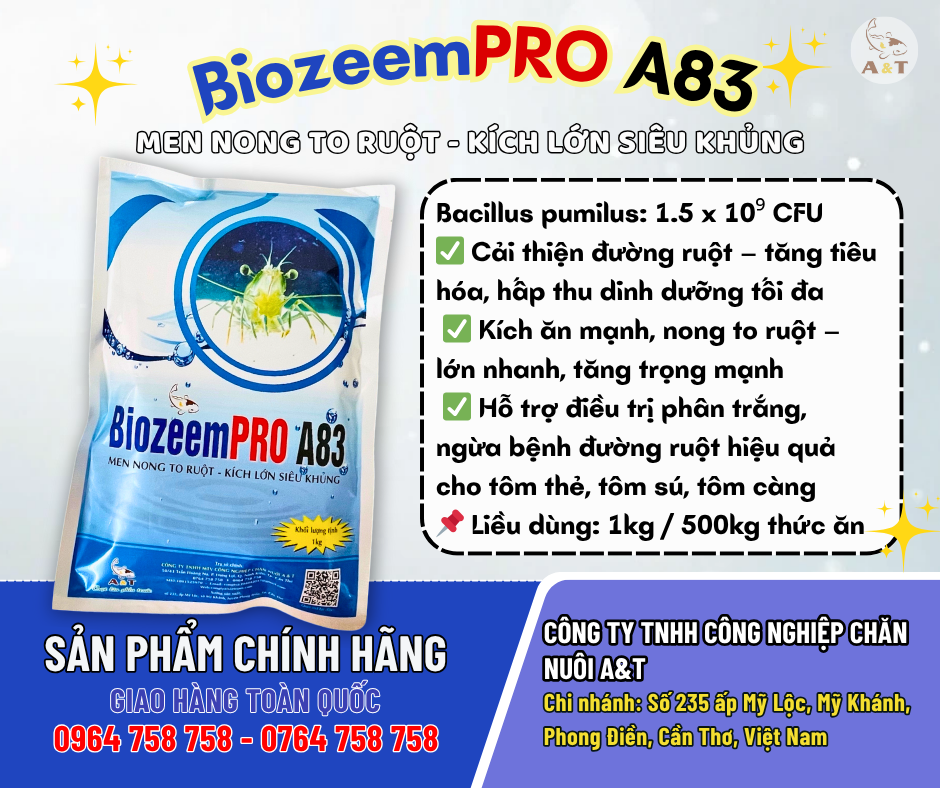 BiozeenPRO A83 Men nở ruột – Kích lớn siêu khủng