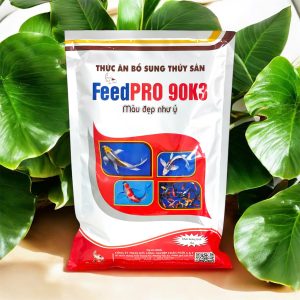THỨC ĂN CÁ KOI – FeedPRO 90K3  Màu đẹp NHƯ Ý – Lên màu tự nhiên, thân khỏe, cá sung Protein … 30%